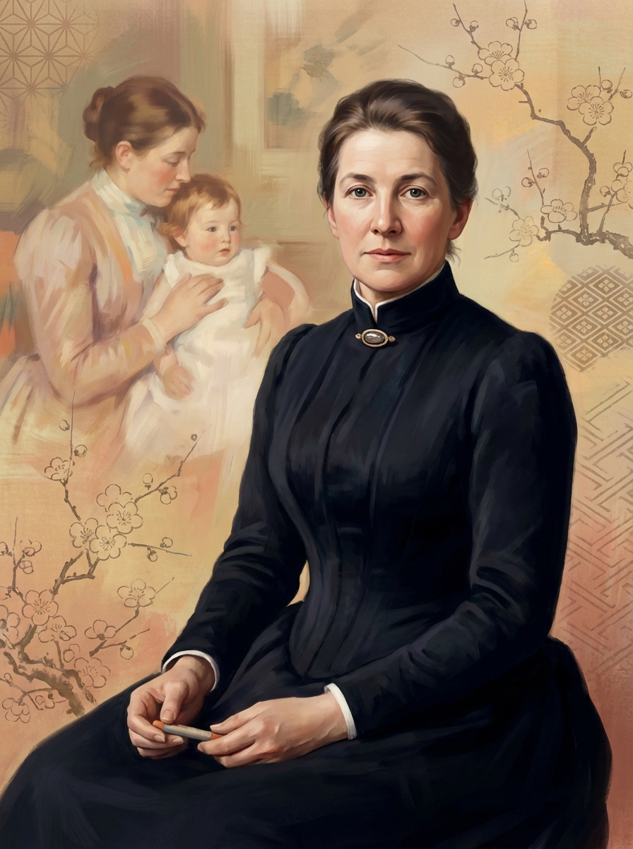 Portrait of Mary Cassatt, Impressionist Painter