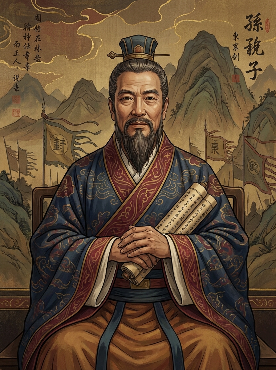 Portrait of Sun Tzu, Strategist