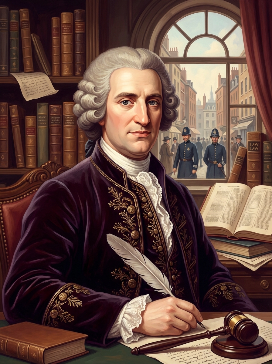 Portrait of Henry Fielding, English Novelist