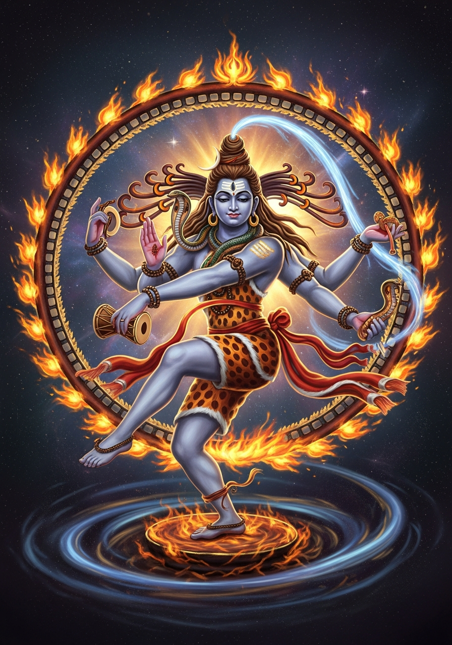 Portrait of Shiva Nataraja, Cosmic Dancer