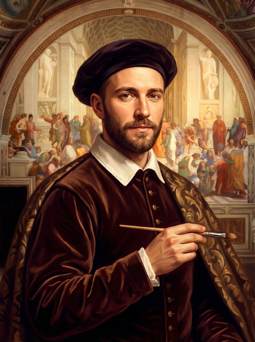Portrait of Raphael, Renaissance Painter