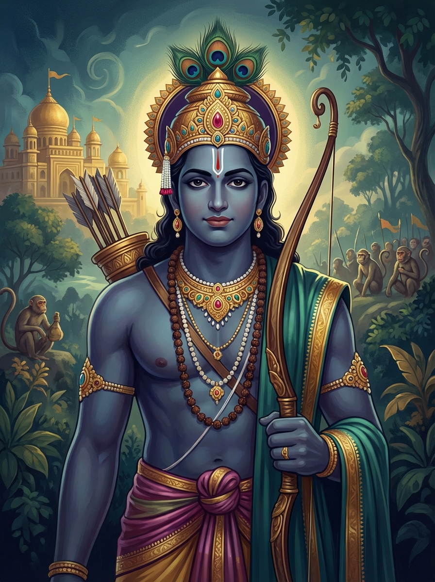 Portrait of Rama, Divine Prince
