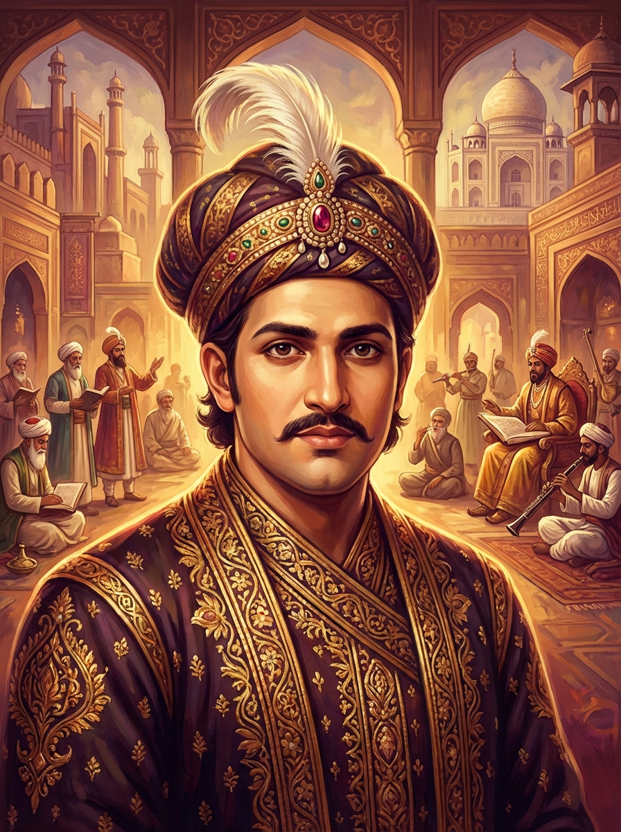 Portrait of Akbar the Great, Mughal Emperor