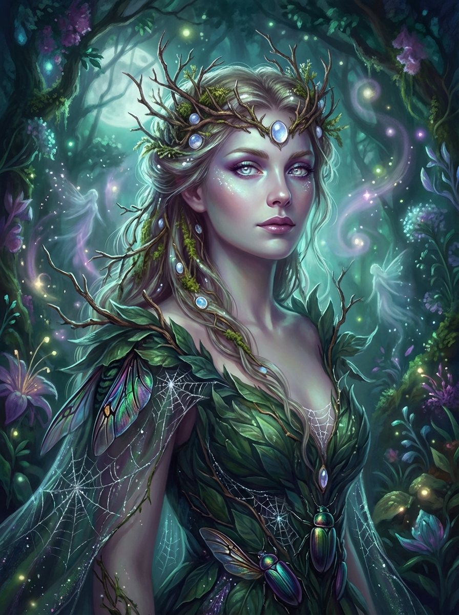 Portrait of Titania, Queen of fairies