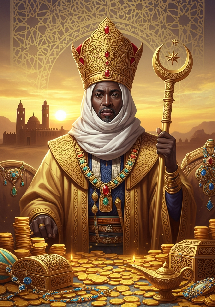 Portrait of Mansa Musa, Golden Emperor