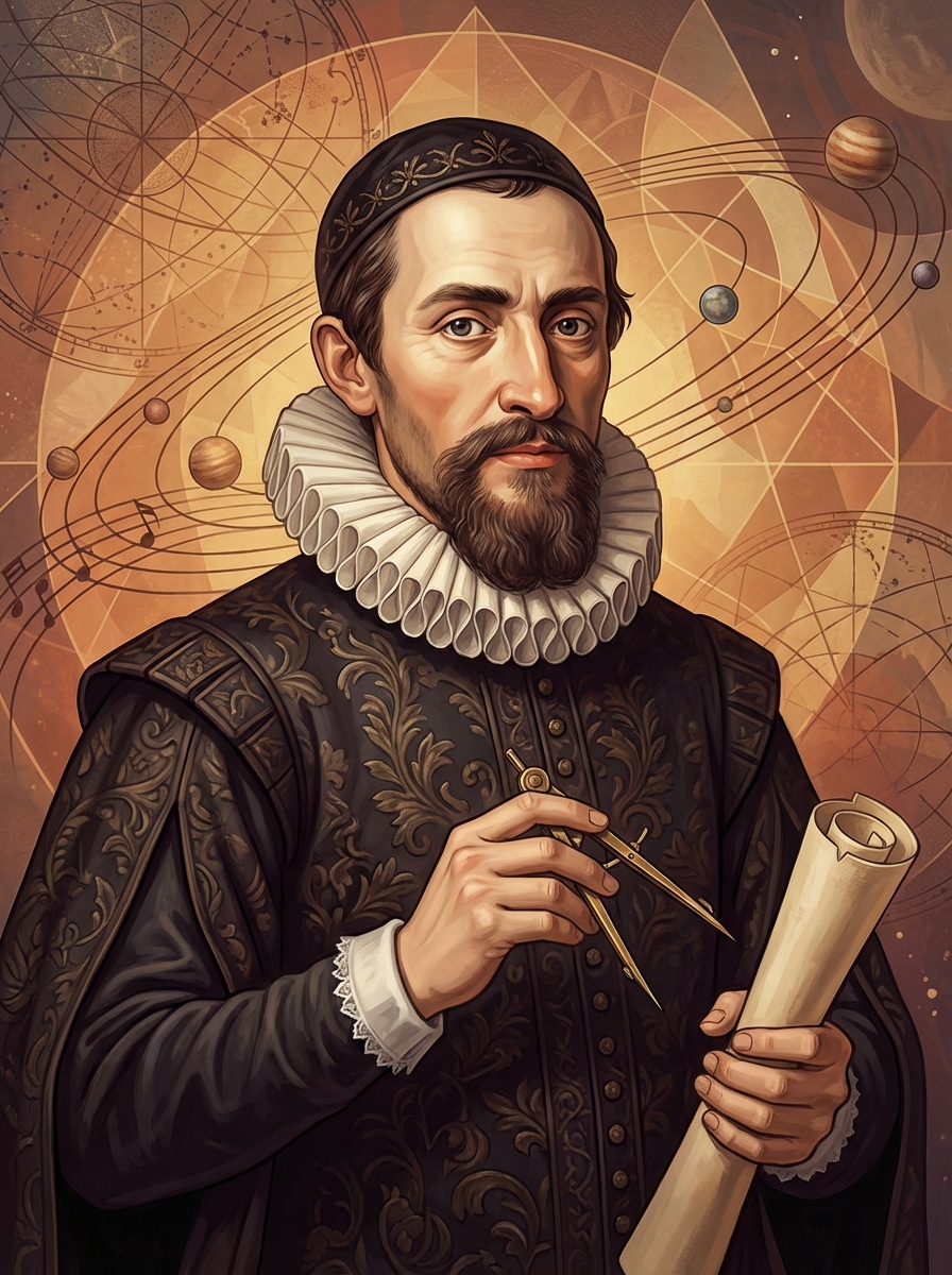 Portrait of Johannes Kepler, Astronomer
