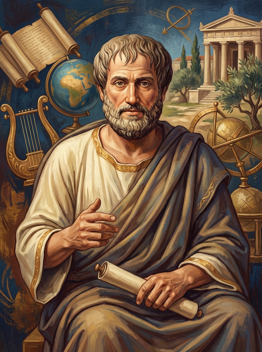 Portrait of Aristotle, Greek Philosopher