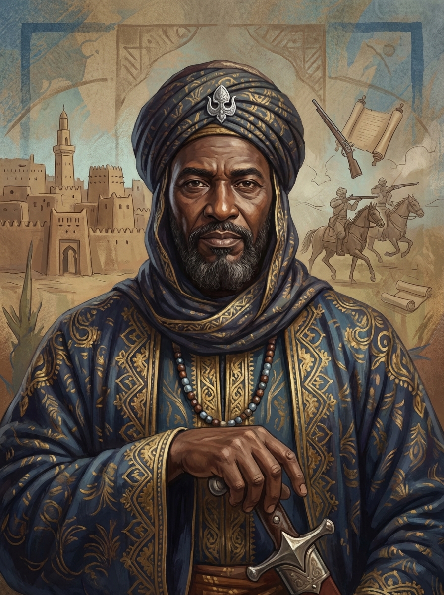 Portrait of Mai Idris Alooma, Sultan of Bornu