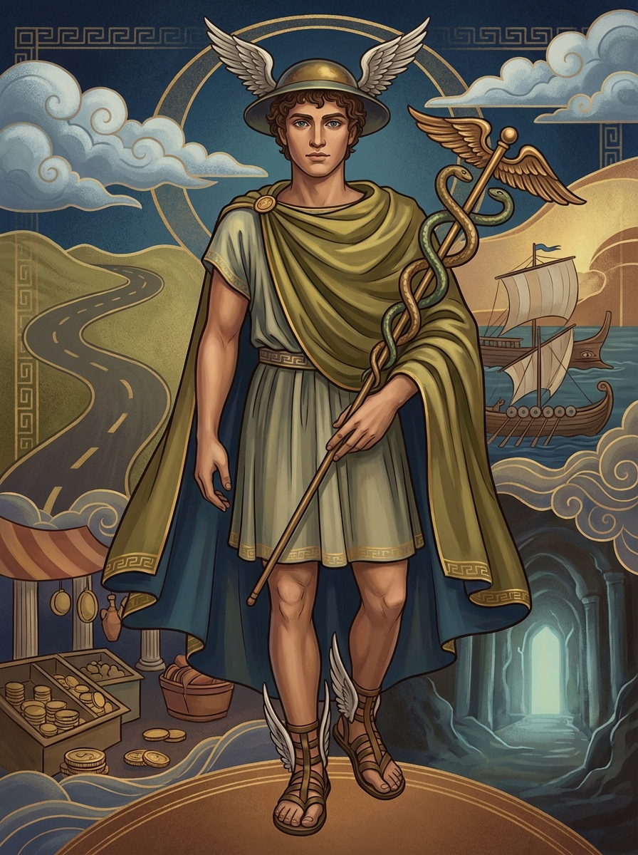 Portrait of Hermes, Herald of the Gods