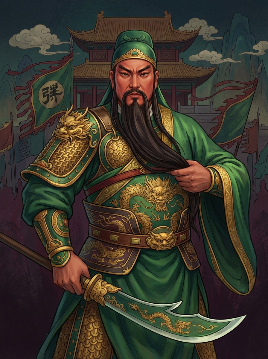 Portrait of Guan Yu, God of War