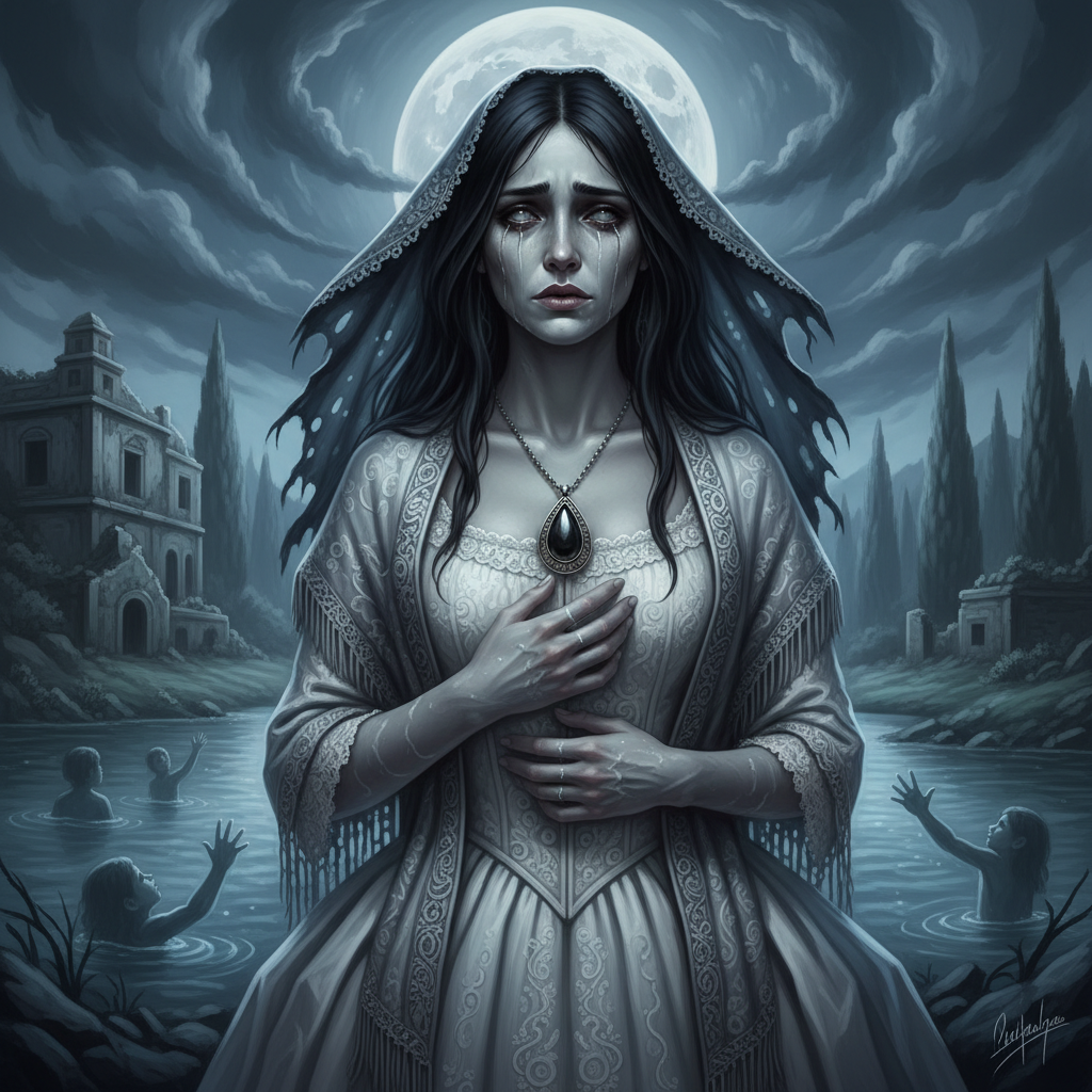 Portrait of La Llorona, Weeping Spirit