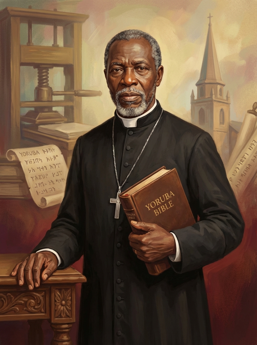 Portrait of Samuel Ajayi Crowther, First African Anglican Bishop
