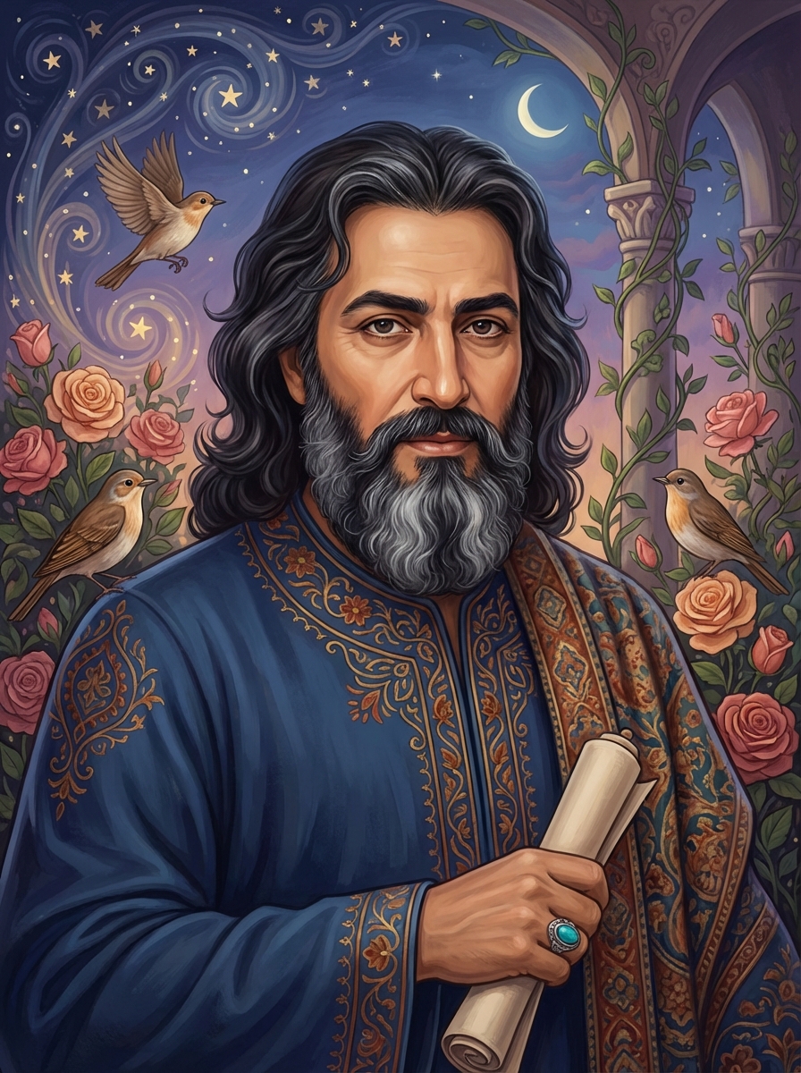 Portrait of Hafez, Lyric Poet