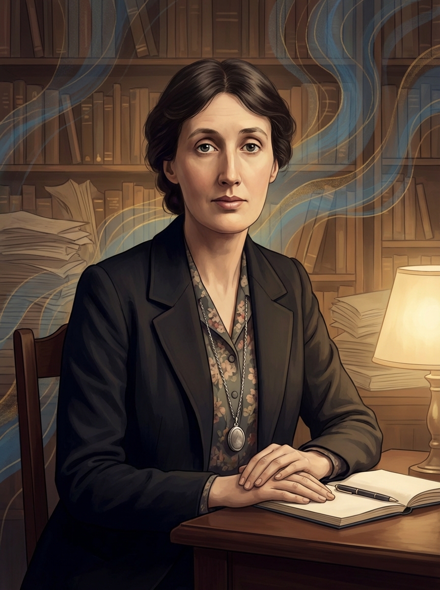 Portrait of Virginia Woolf, Novelist & Essayist