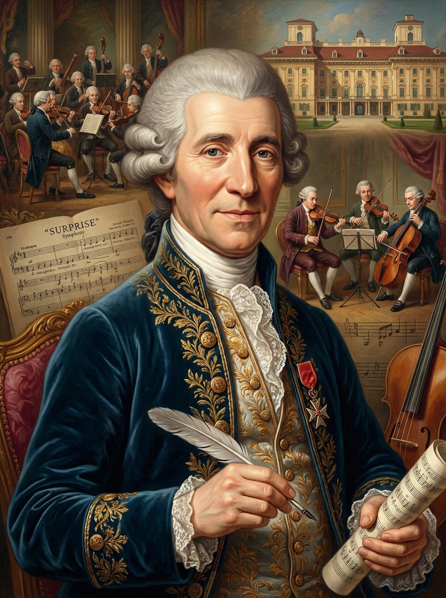 Portrait of Joseph Haydn, Classical Composer