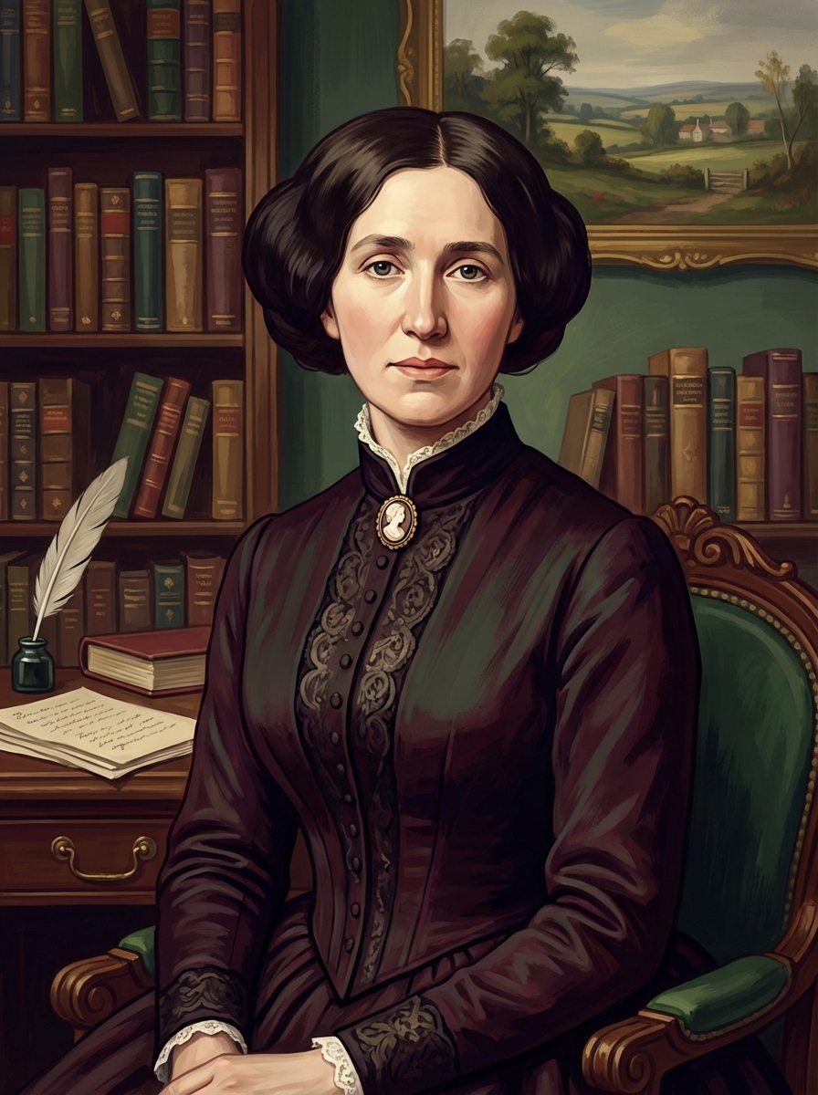 Portrait of George Eliot, Novelist & Intellectual