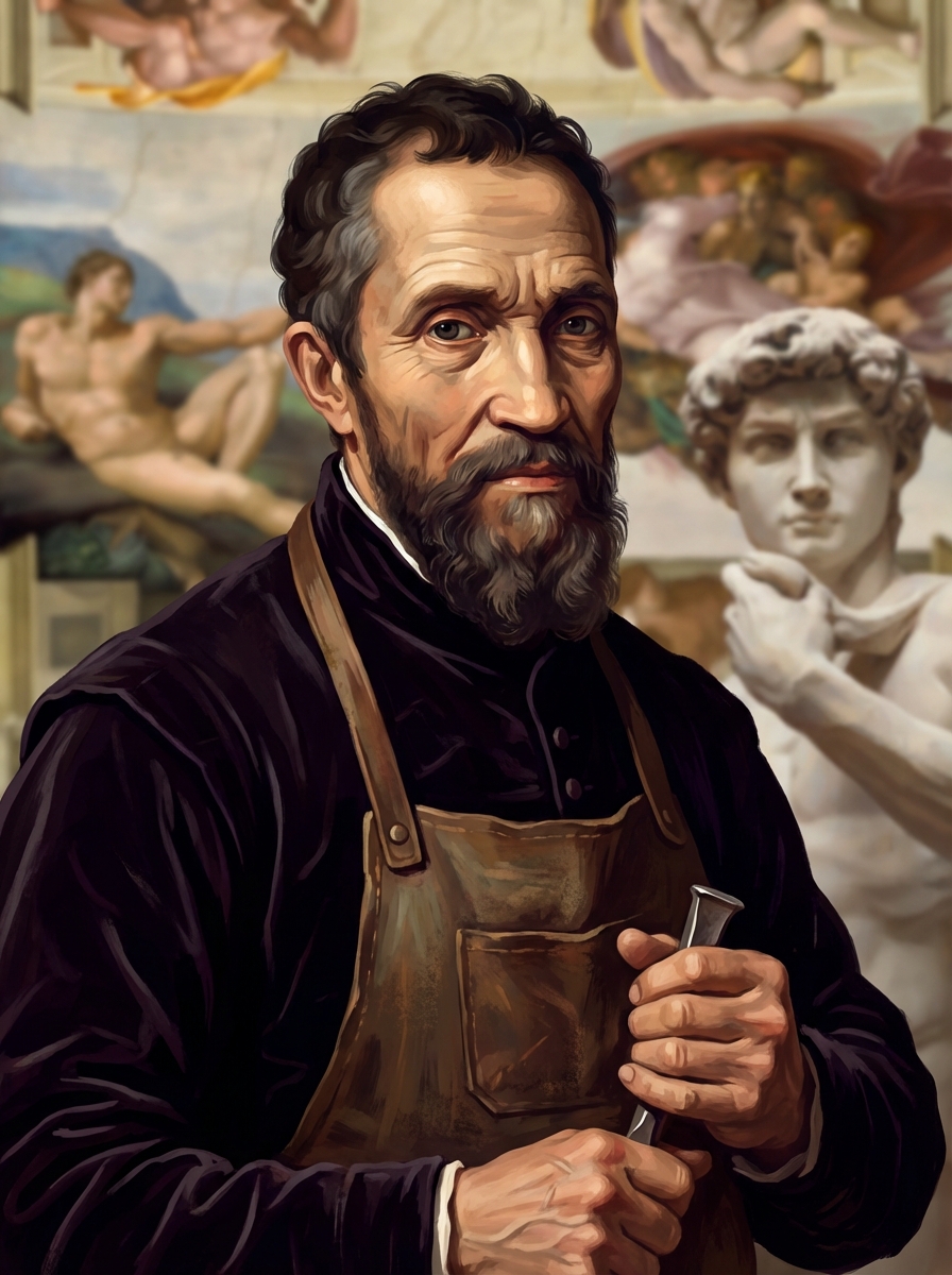 Portrait of Michelangelo, Sculptor