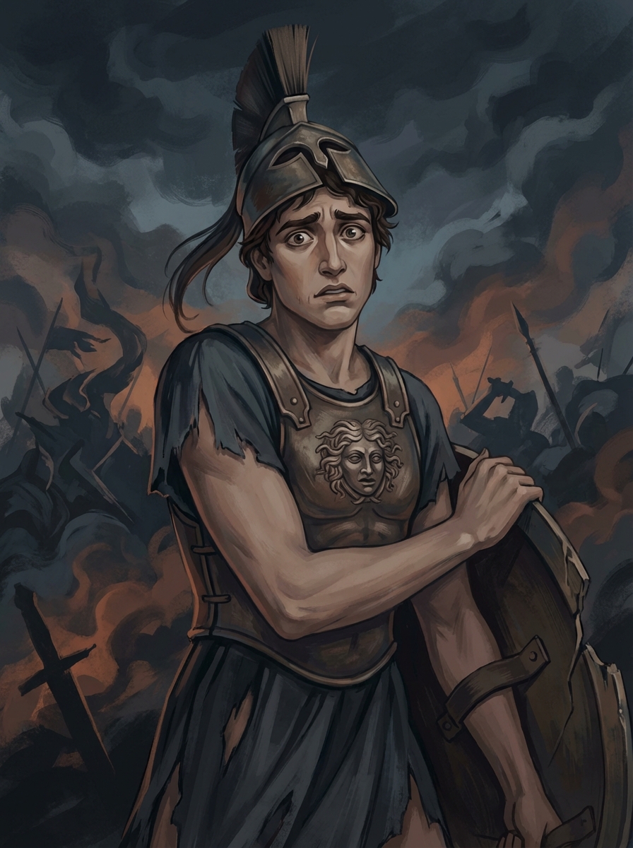 Portrait of Deimos, God of Dread
