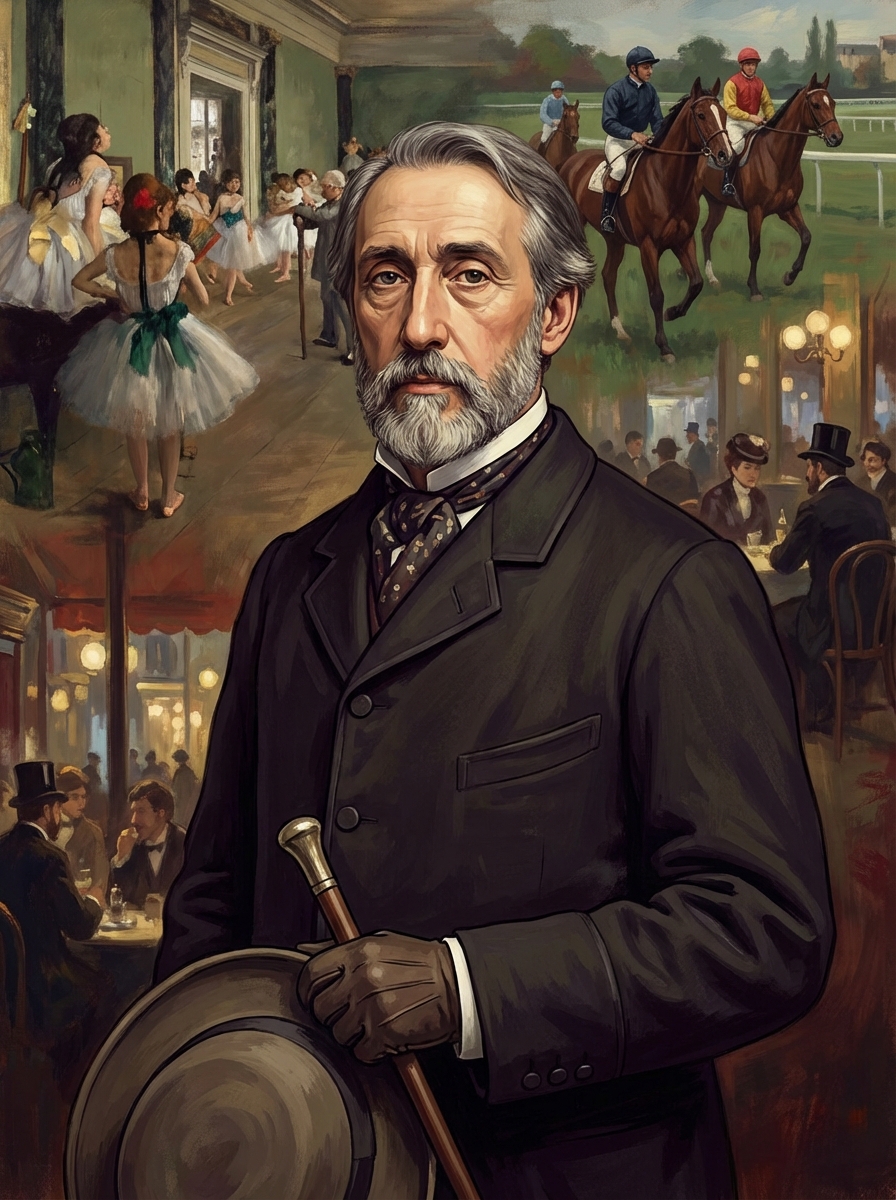 Portrait of Edgar Degas, Impressionist Painter