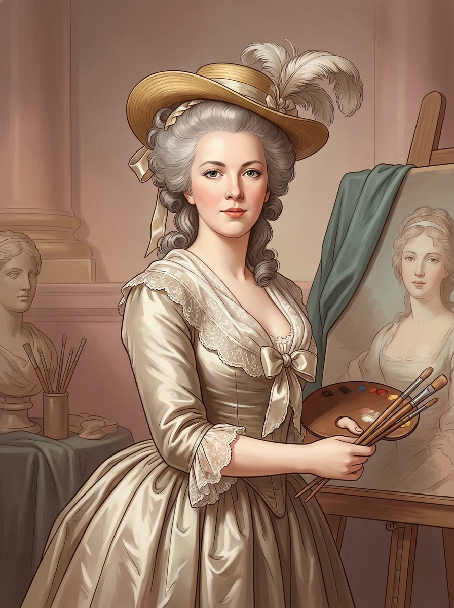 Portrait of Élisabeth Vigée Le Brun, Portrait Painter