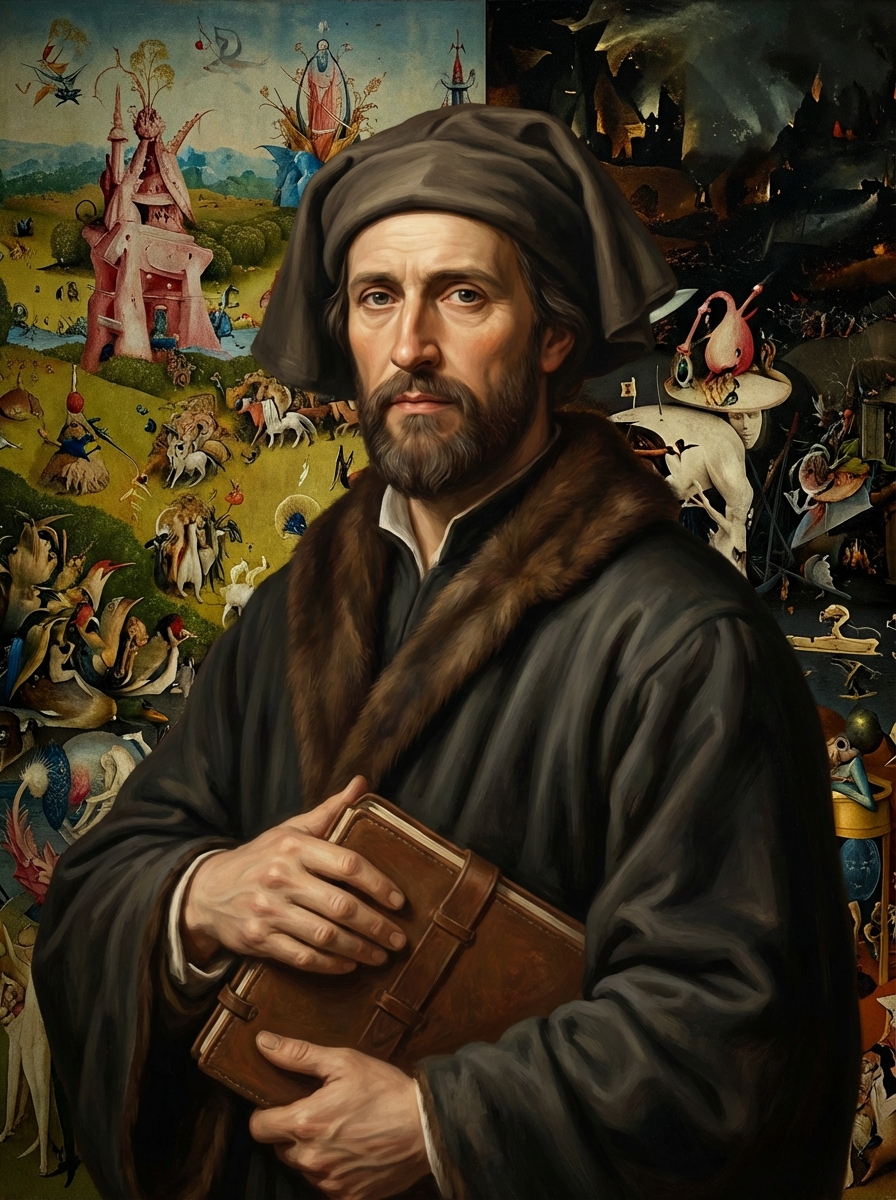 Portrait of Hieronymus Bosch, Dutch Painter