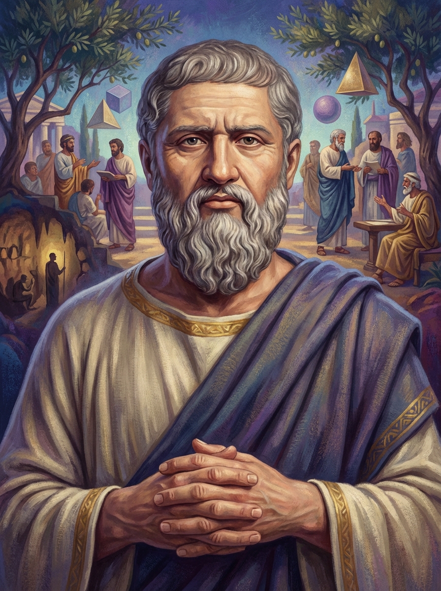 Portrait of Plato, Philosopher