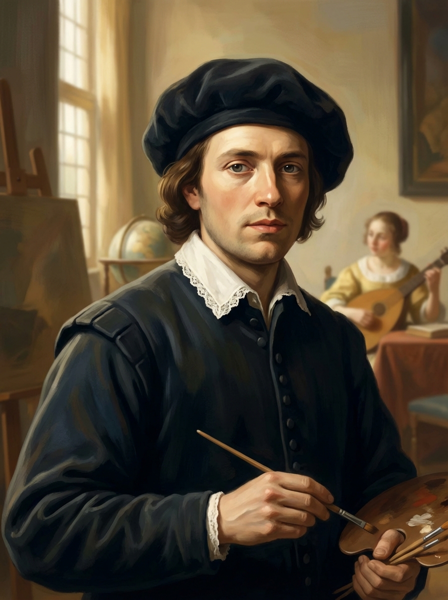 Portrait of Johannes Vermeer, Painter of Light