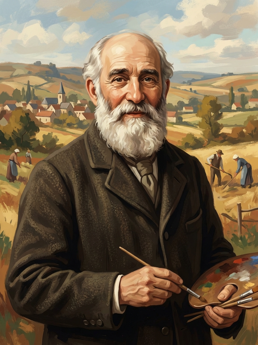 Portrait of Camille Pissarro, Impressionist Painter