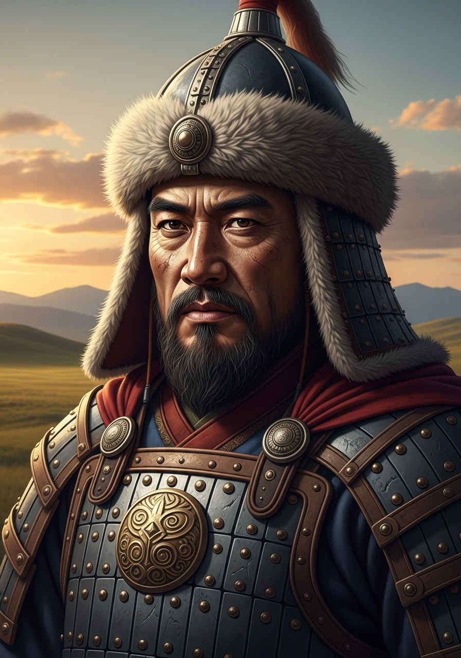 Portrait of Genghis Khan, Conqueror
