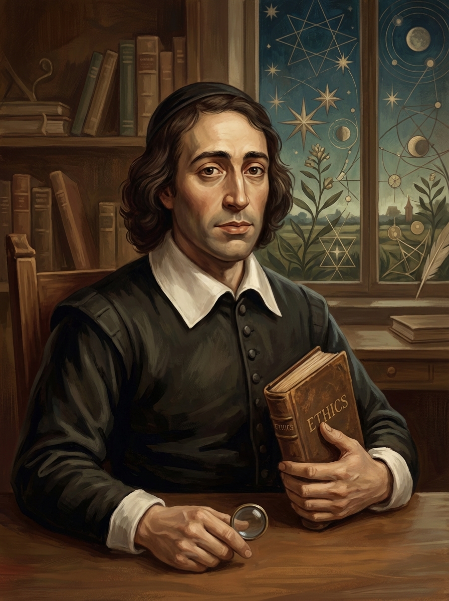 Portrait of Baruch Spinoza, Philosopher