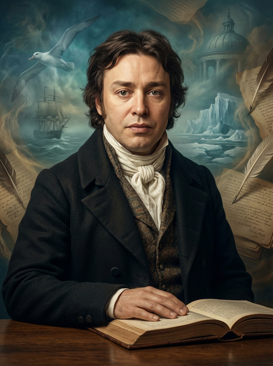 Portrait of Samuel Taylor Coleridge, Romantic Poet