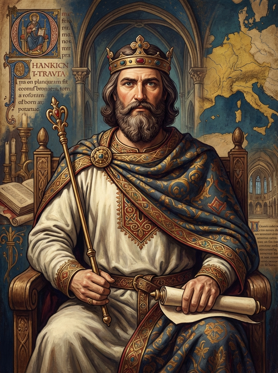 Portrait of Charlemagne, Holy Roman Emperor