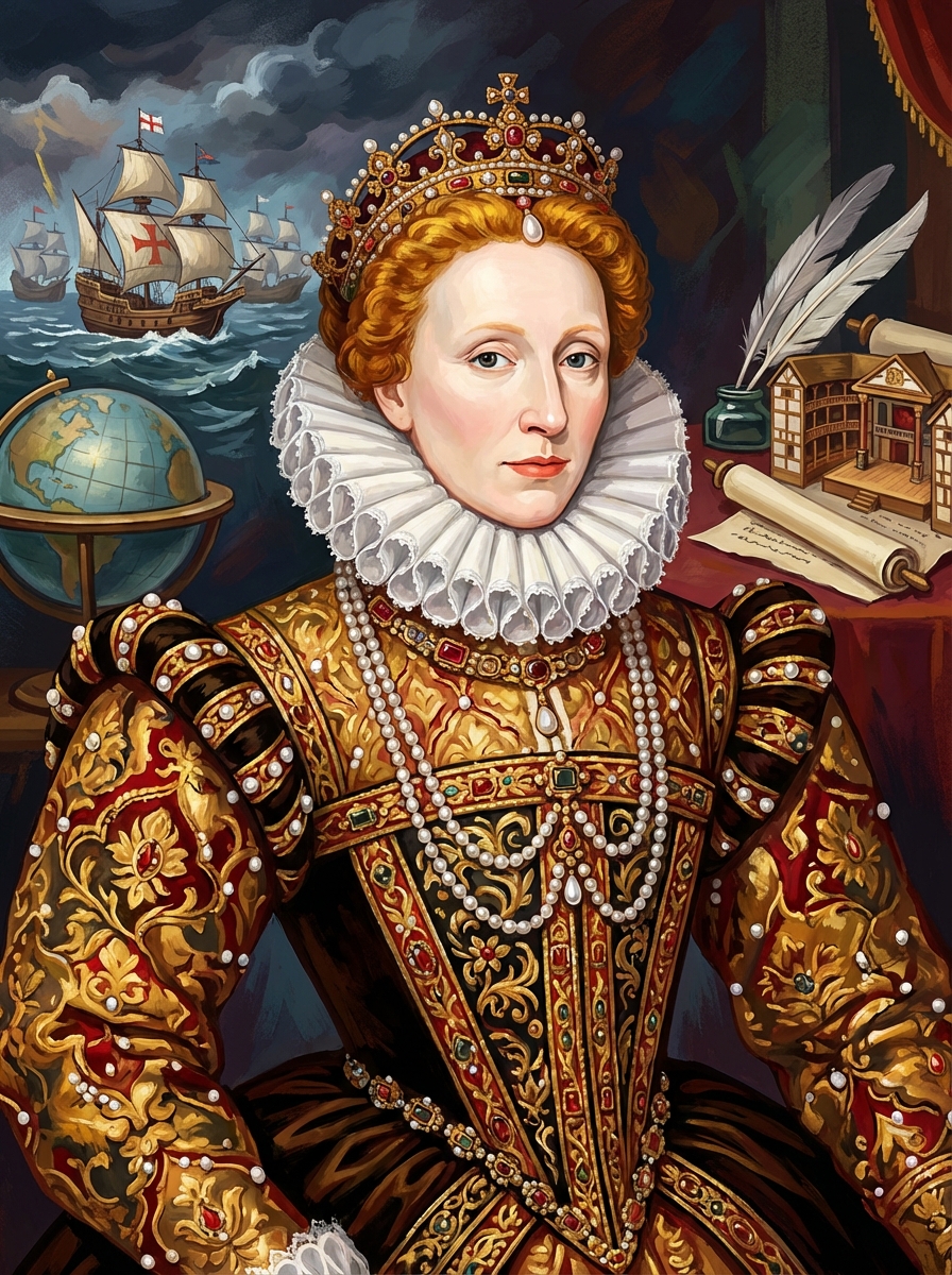 Portrait of Elizabeth I, Queen of England