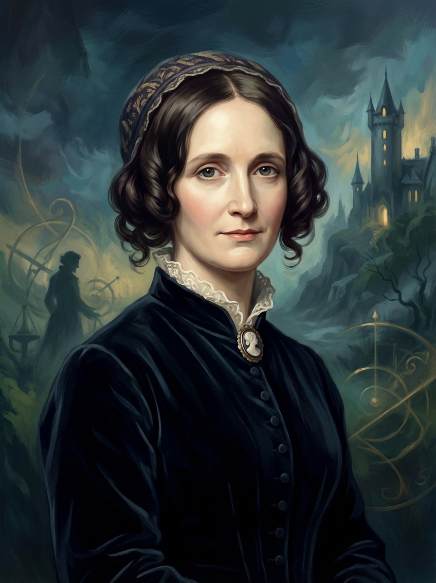 Portrait of Mary Shelley, Novelist & Visionary