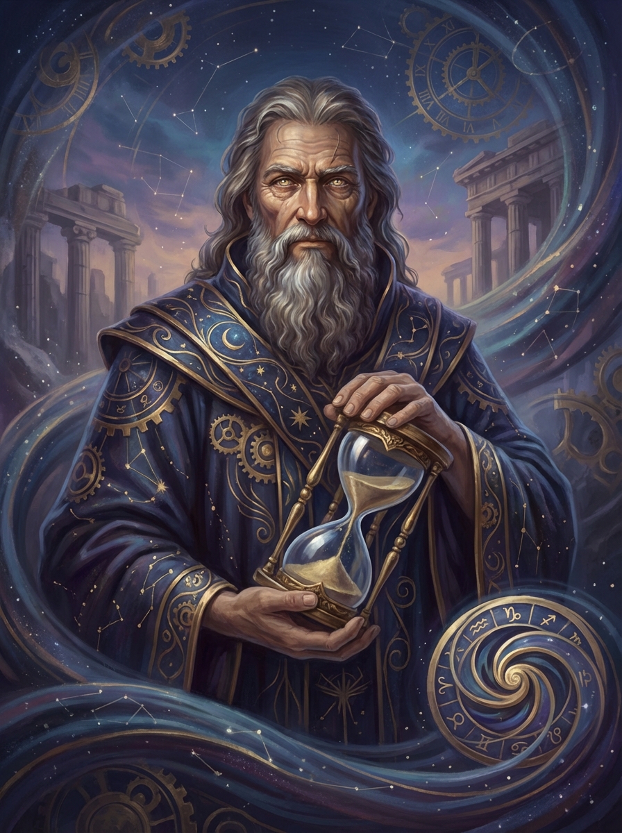 Portrait of Chronos, God of Time