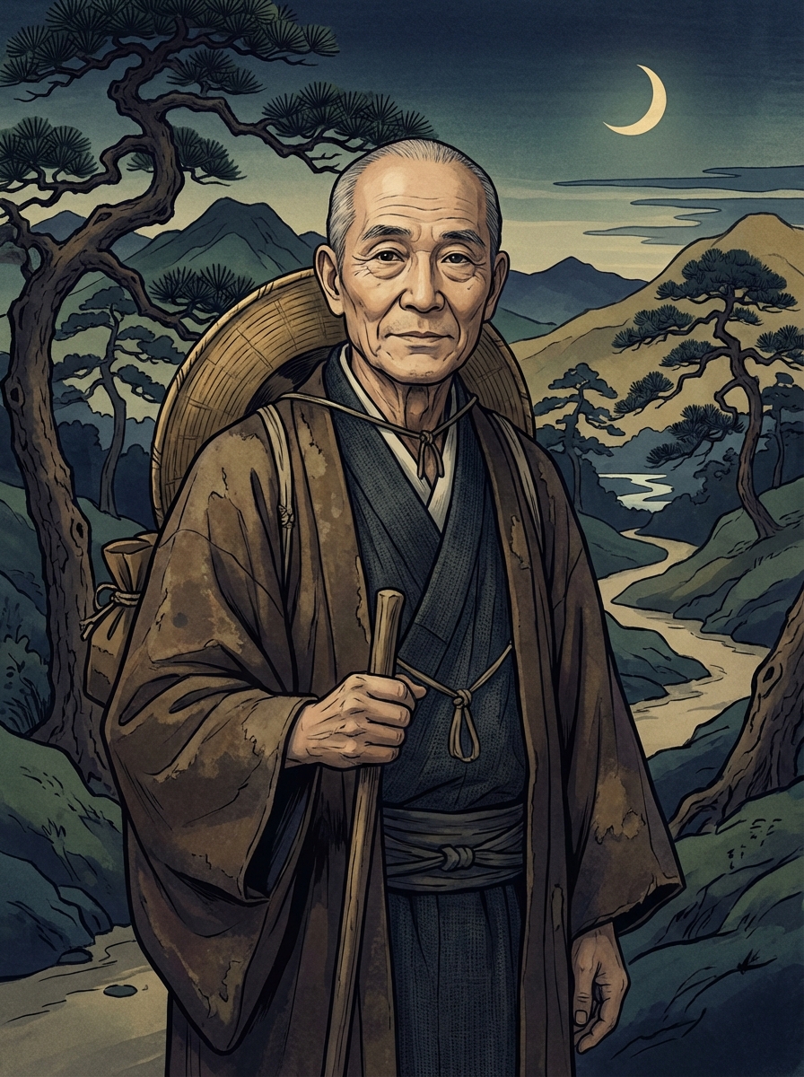 Portrait of Matsuo Bashō, Haiku Master