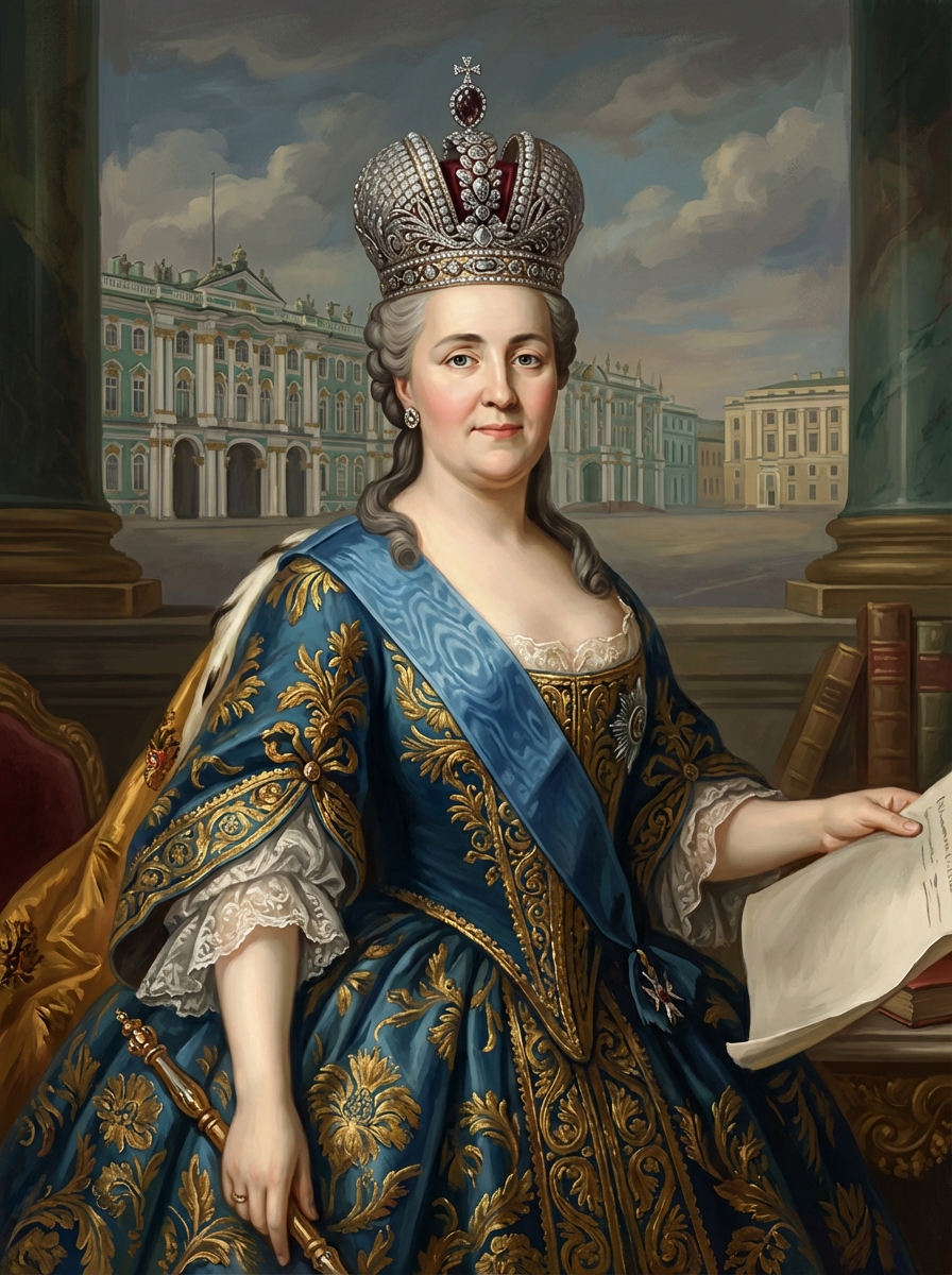 Portrait of Catherine the Great, Russian Empress