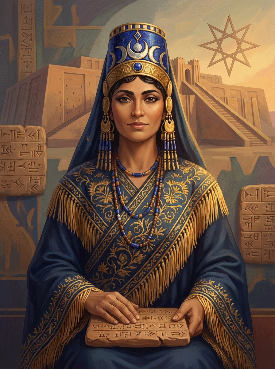 Portrait of Enheduanna, World's First Known Author