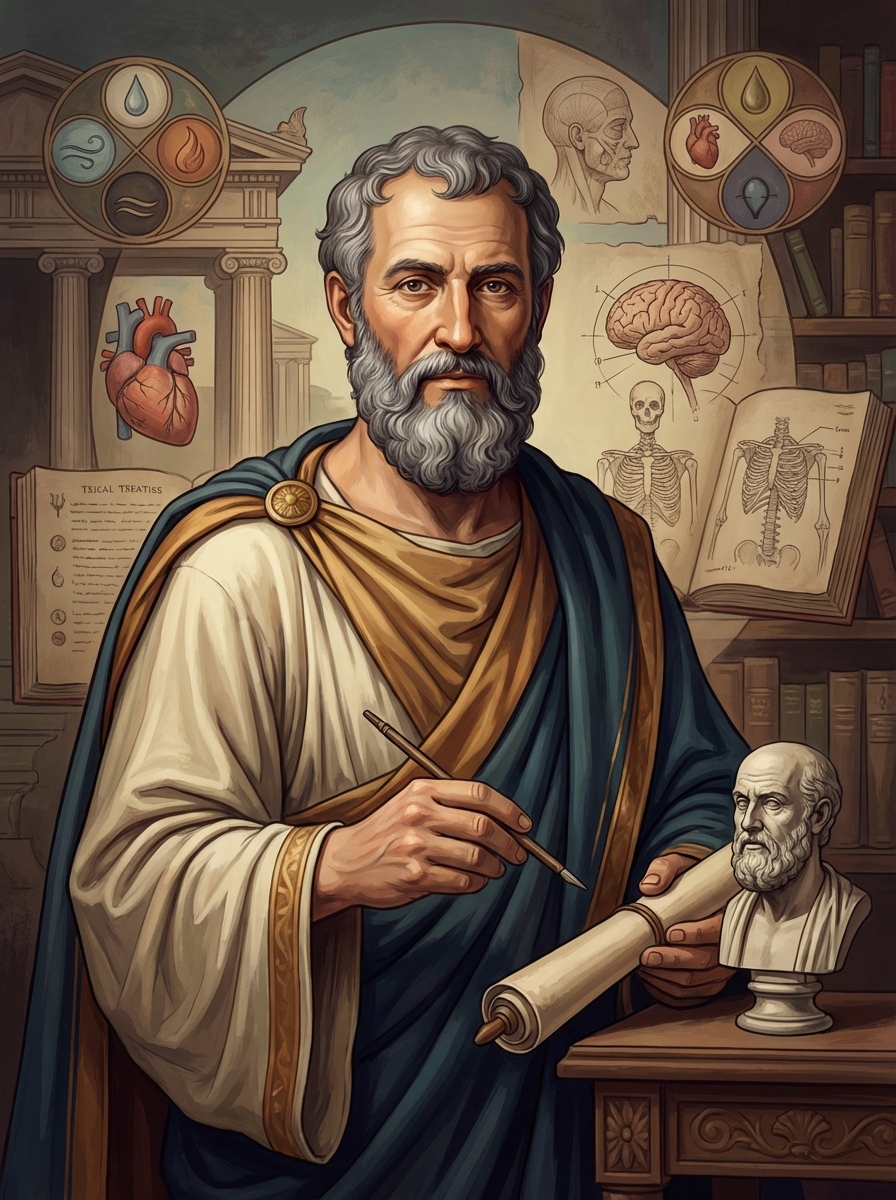 Portrait of Galen, Roman Physician