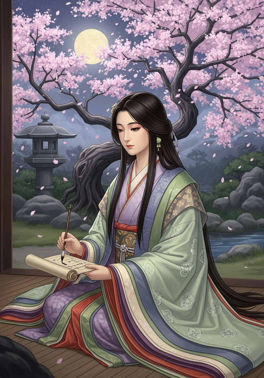 Portrait of Murasaki Shikibu, Author