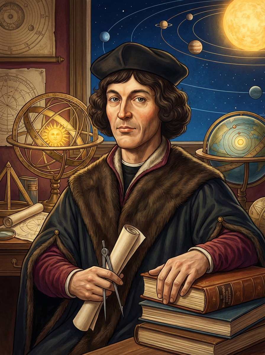 Portrait of Copernicus, Astronomer