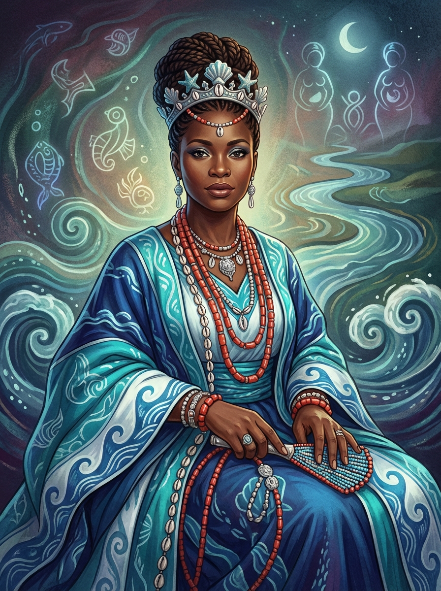 Portrait of Yemoja, Yoruba Mother of Waters
