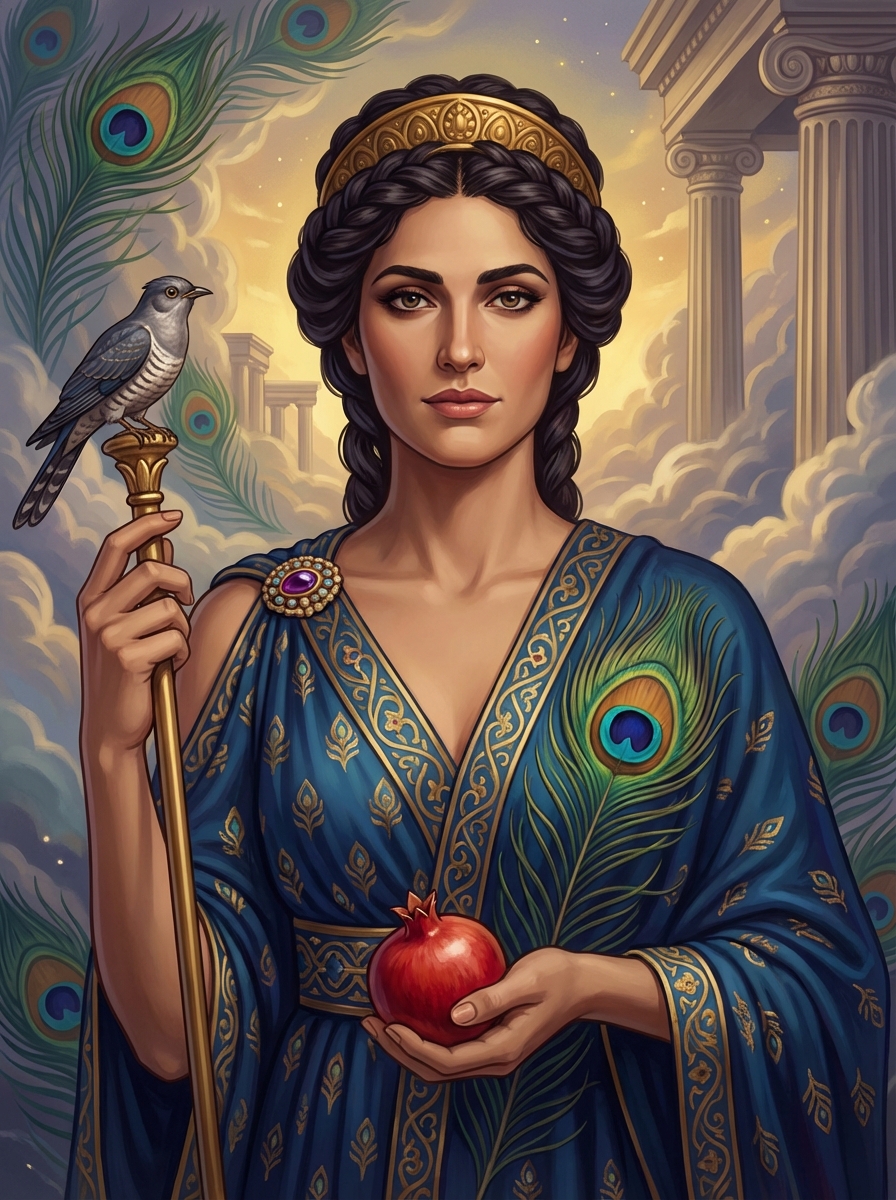 Portrait of Hera, Greek Queen of the Gods