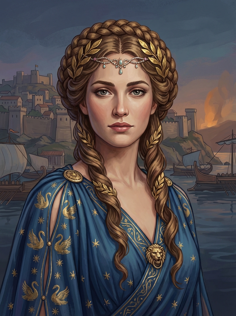 Portrait of Helen of Troy, Legendary Queen