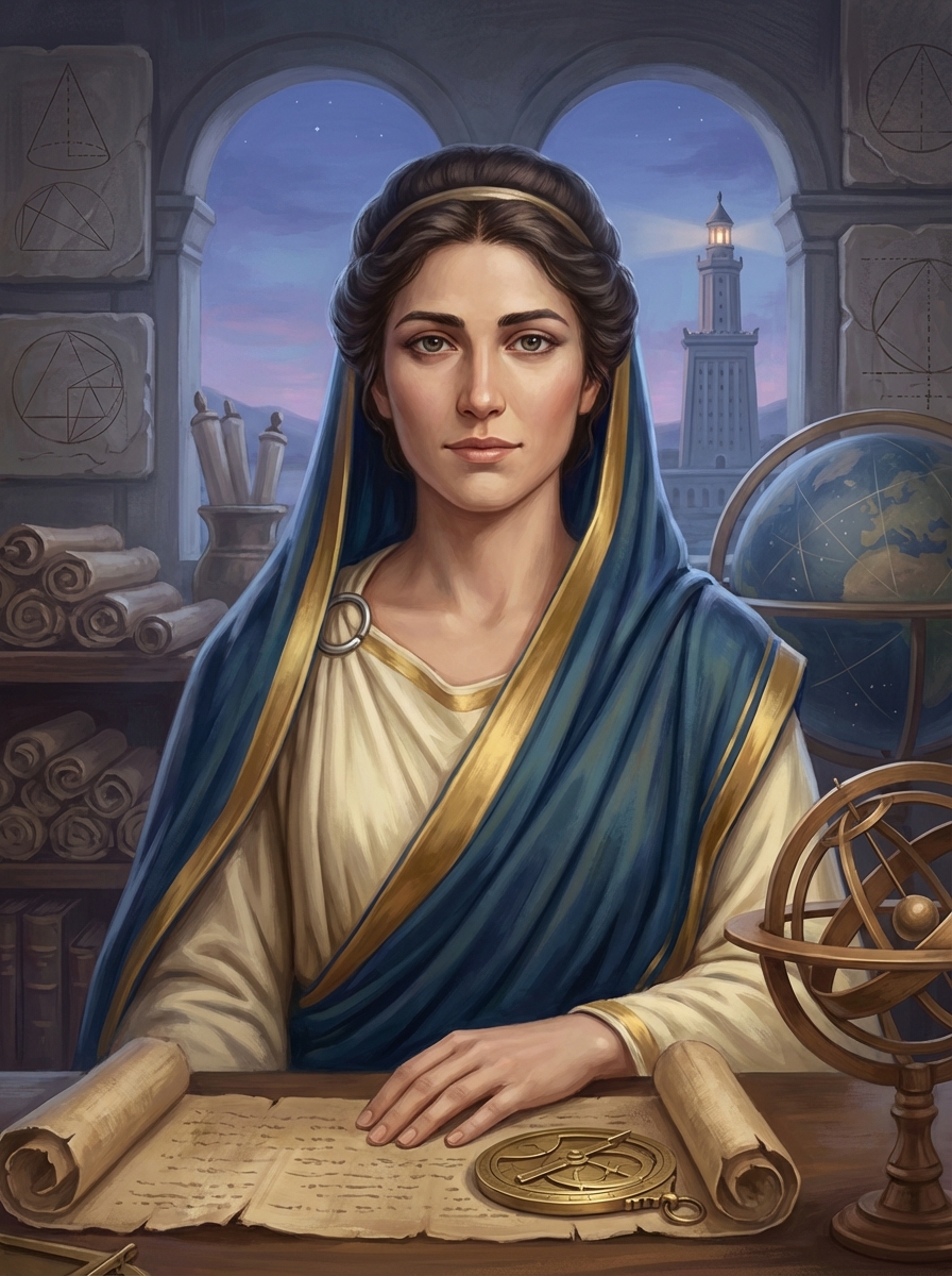 Portrait of Hypatia, Philosopher