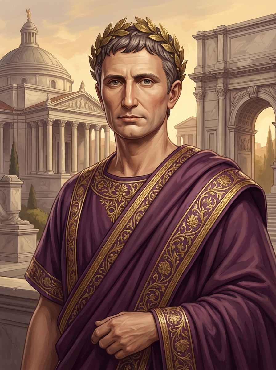 Portrait of Augustus Caesar, First Roman Emperor