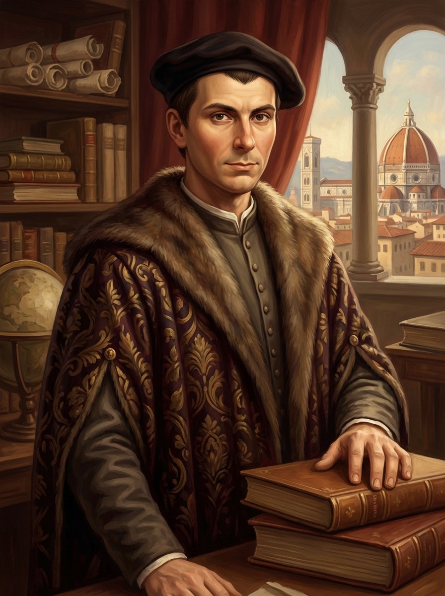 Portrait of Niccolò Machiavelli, Political Philosopher