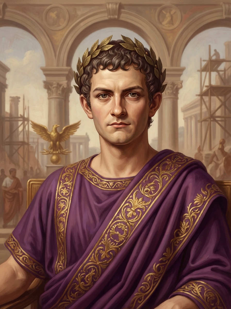 Portrait of Caligula, Roman Emperor