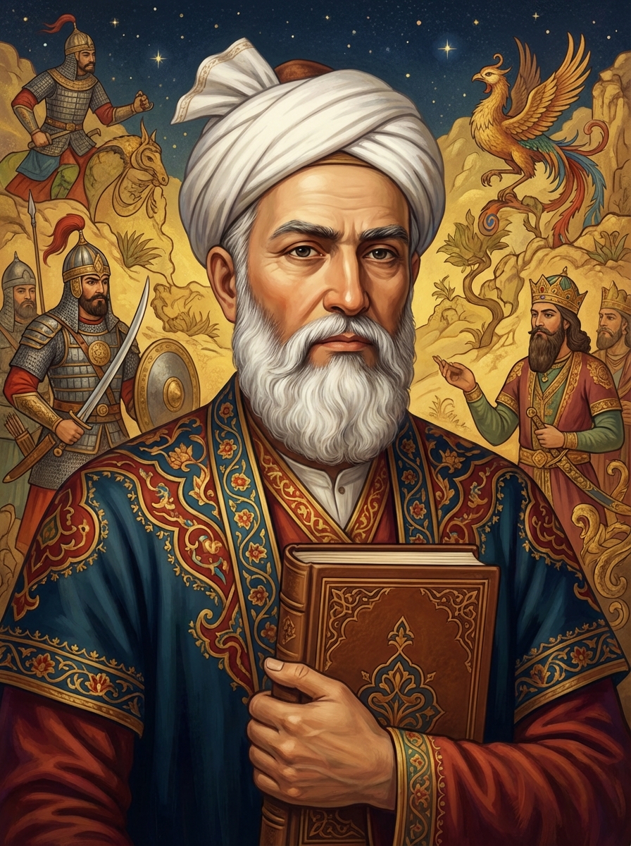 Portrait of Ferdowsi, Epic Poet