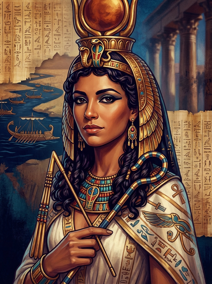Portrait of Cleopatra, Queen
